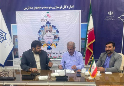 کلنگ‌زنی دو مدرسه ۳ کلاسه در سیستان