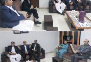 دیدار فرماندار فنوج با مدیر کل پست استان