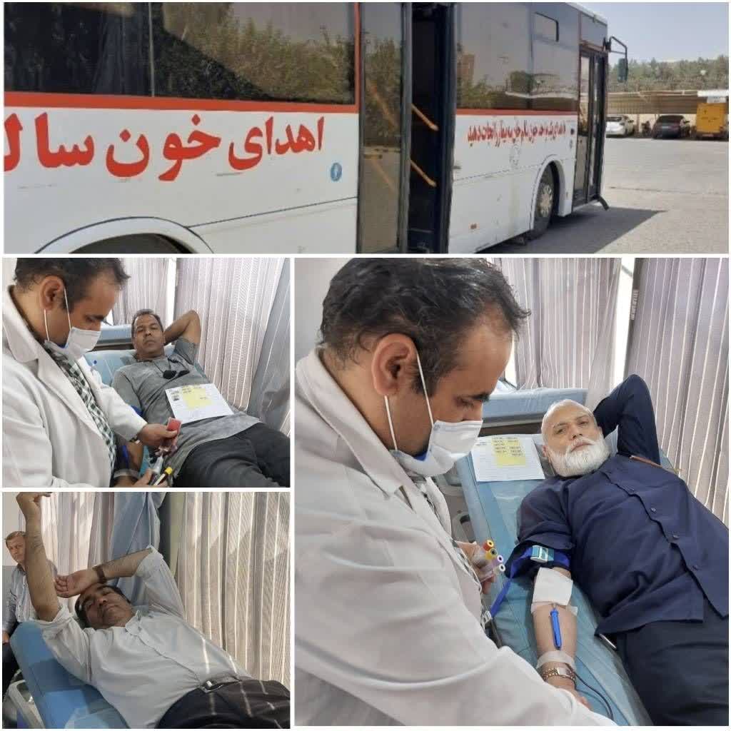 کارکنان اداره کل پست سیستان و بلوچستان خون اهدا کردند