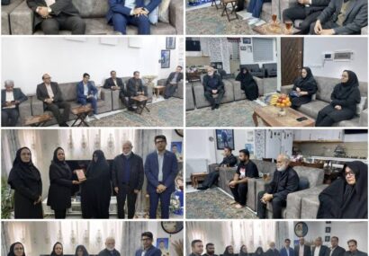 دیدار سرپرست پست استان سیستان و بلوچستان با خانواده شهید «حاج پوریا شیخ»